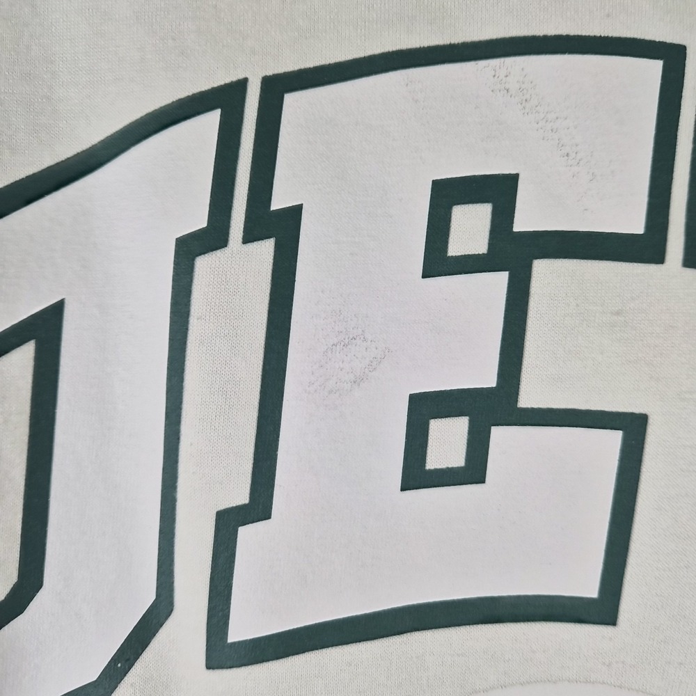 New York Jets Sweatshirt Mens XL White Crewneck NFL Football Spellout Logo - Picture 8 of 9